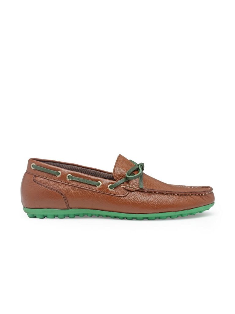 GENUINE LEATHER CLASSIC TAN BOAT SHOES | HATS OFF ACCESSORIES